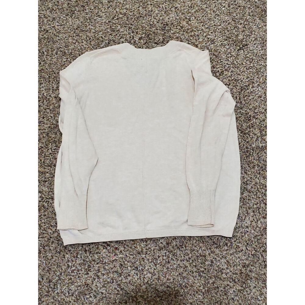 Jcp V-Neck Long Sleeve Wool Blend Womens Sweater Size XL - Picture 4 of 9